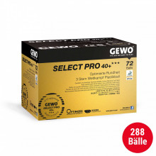 GEWO Set 4x Ball Select Pro 40+ *** 72er