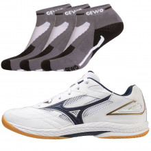 Mizuno Set Schuh Wave Drive 9  + 3 x GEWO Kurzsocke Short Flex I
